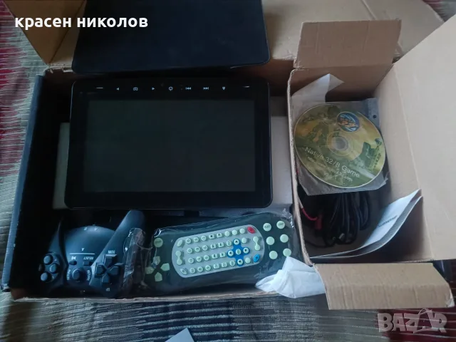 Headrest TFT монитор с DVD плейър+игра, снимка 5 - Плейъри, домашно кино, прожектори - 55769192