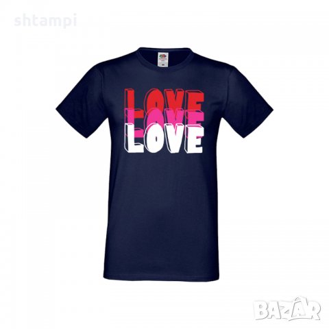 Мъжка тениска Свети Валентин LOVE LOVE LOVE 1, снимка 7 - Тениски - 35713882