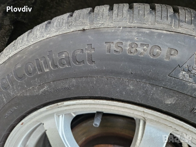 4бр. 225/65 17 зимни гуми CONTINENTAL 870, 2024г. 8-9 mm, снимка 3 - Гуми и джанти - 53504921