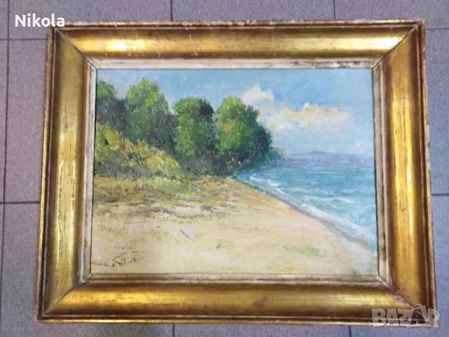 Стар голяма картина масло