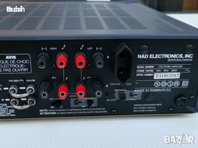 NAD 3100 усилвател, снимка 5 - Ресийвъри, усилватели, смесителни пултове - 41640575