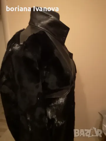 Красотичка естествена кожа с косъм пони намалям на 70лв , снимка 11 - Якета - 48348298