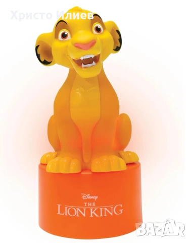 Лампа с говорител Цар Лъв тонколонка Lexibook Disney The Lion King Simba, снимка 3 - Настолни лампи - 53816219