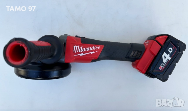 Milwaukee M18 CAG125X - Безчетков акумулаторен ъглошлайф 2x18V 4.0Ah, снимка 5 - Ъглошлайфи - 52972311