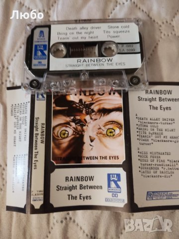 Rainbow - Straight Between The Eyes, снимка 4 - Аудио касети - 35708443
