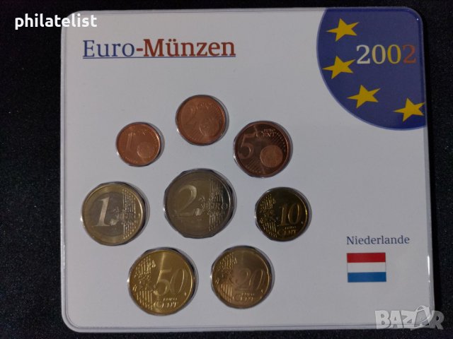 Нидерландия 2001 - Евро сет - комплектна серия от 1 цент до 2 евро