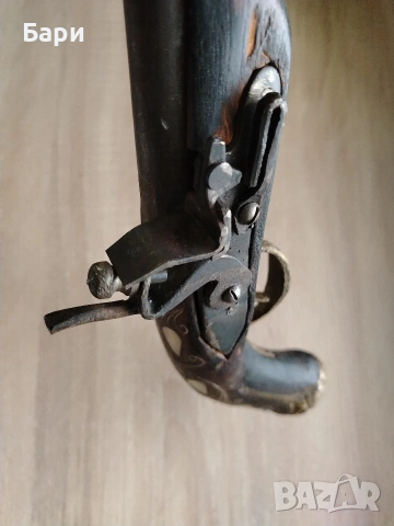 Стар кремъчен пищов,пистолет, снимка 8 - Други ценни предмети - 53184177