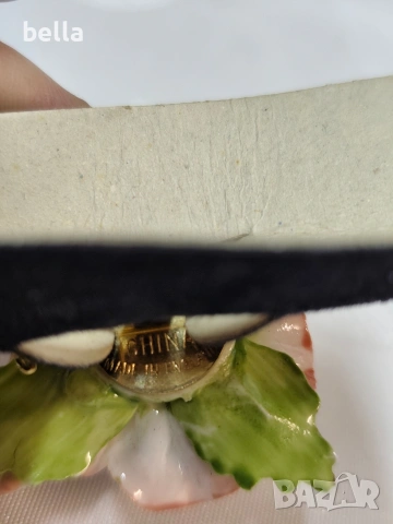 Винтидж порцеланова брошка COALPORT (1960-те), снимка 15 - Антикварни и старинни предмети - 53654049