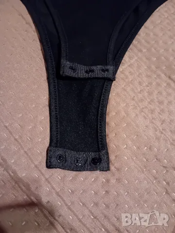 Черно боди с гол гръб, снимка 3 - Блузи с дълъг ръкав и пуловери - 49598949