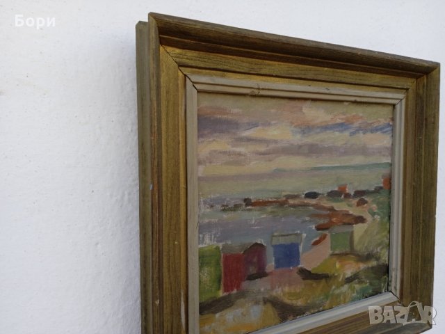 Стара картина платно/подписана/маслени бои /3, снимка 4 - Картини - 35724652