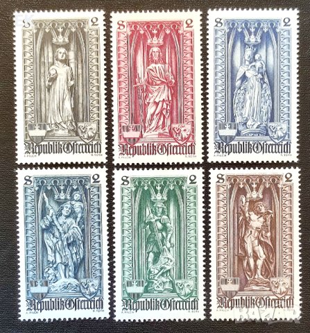 Австрия, 1969 г. - пълна серия чисти марки, религия, изкуство, 3*10
