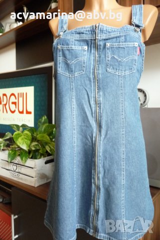 дънкова рокля размер ХС, снимка 2 - Рокли - 41313617