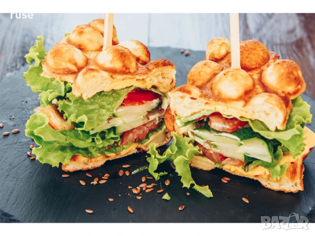 НОВИ! Гофретник Bubble Waffle Princess 1000W, снимка 11 - Гофретници - 50734937