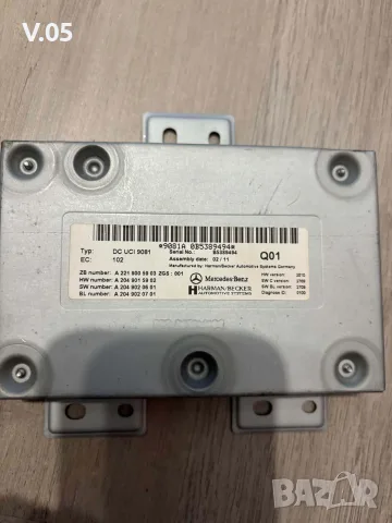 MMI Control Module Mercedes W204 W212 C207, снимка 9 - Части - 54232825