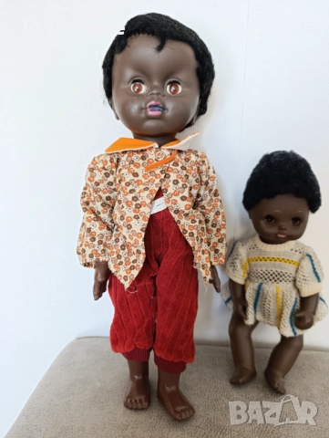 Стара кукла негърка от 60те години , снимка 3 - Колекции - 51709057