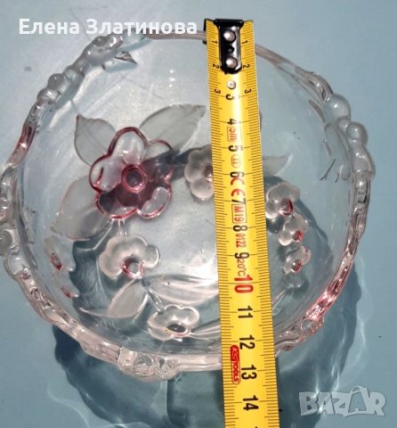 Кристална купа за ядки , снимка 3 - Други - 41579452