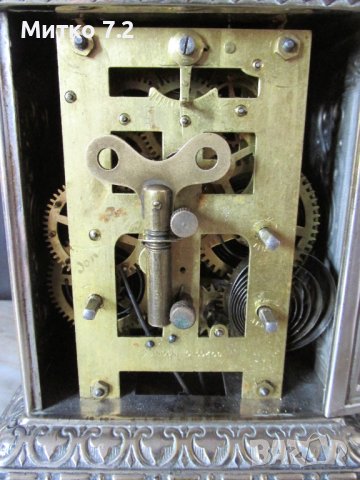  Старинен настолен часовник, снимка 9 - Антикварни и старинни предмети - 40713446