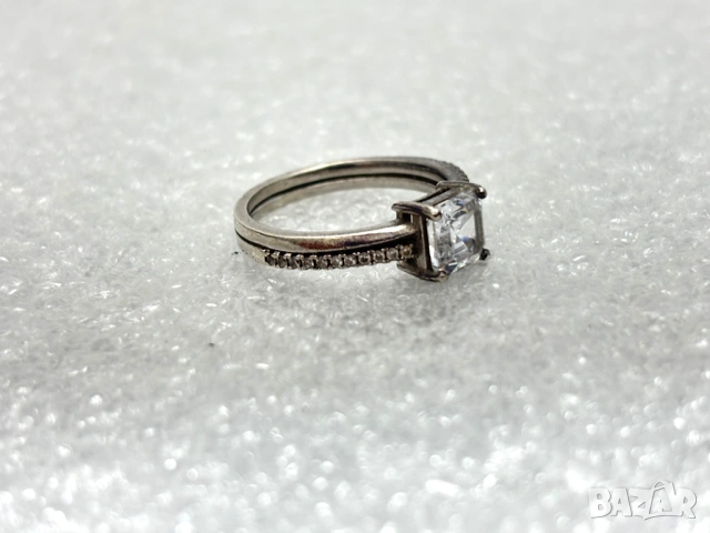 Дамски Сребърен Пръстен (проба 925)- 2,69 грама, снимка 6 - Пръстени - 53511079