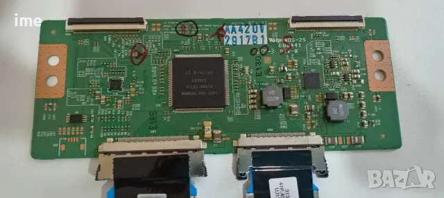 TCON Board FHDTM240Ver0. 4. Свален от Телевизор Philips 37PFL6777K/12. С неработещ Main Board., снимка 4 - Части и Платки - 47558383