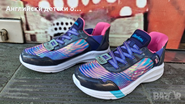 Английски детски маратонки -SKECHERS