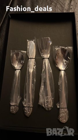 Нов Детски комплект прибори за хранене 4 части Деца 3+ години Лъжица Нож Вилица неръждаема стомана, снимка 8 - Други - 38867919