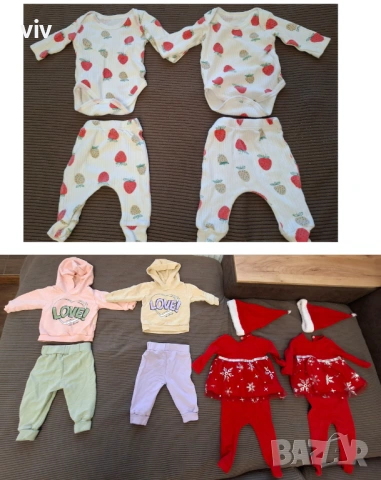 Лот дрешки за момиче 56ти размер 