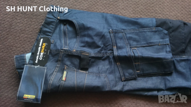 BLAKLADER 1497-1141 Service Work Trousers Denim Stretch размер XXL работен панталон W4-407, снимка 4 - Панталони - 51968606