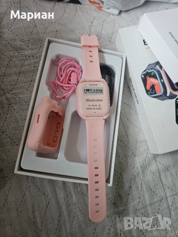 Детски смарт часовник Blackview BVZ30, 1.75'', розов, снимка 8 - Смарт часовници - 53659315