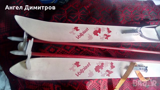 Гермина детски ски с щеки ГДР, снимка 2 - Колекции - 34519304