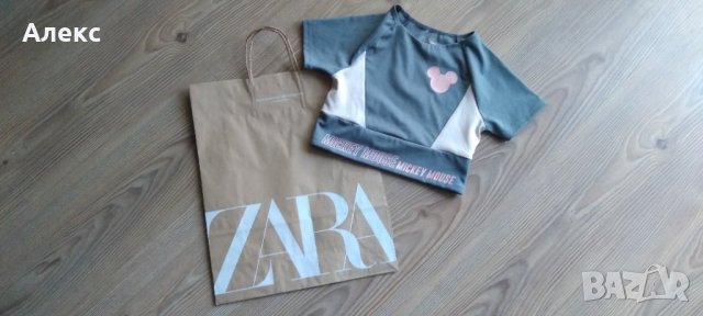 Zara Disney - бюстие 9-10г, снимка 5 - Детски тениски и потници - 42504398