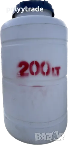 Полиетиленов вертикален резервоар 200 литра от "Политрейд"
