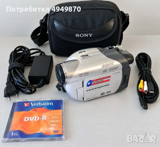 Продавам видеокамера Sony Handycam DCR-DVD105E