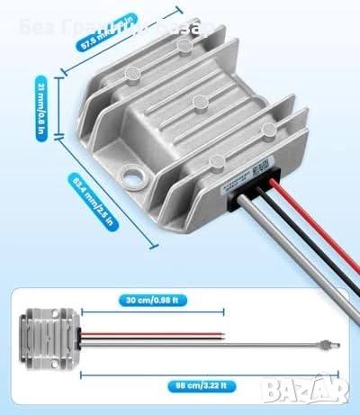 Нов Захранващ адаптер за Starlink Mini 12V/24V към 30V 3.5A DC конвертор, снимка 6 - Друга електроника - 52156412