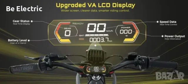 Електрически Pit bike Valtinsu EM5 Ultra 8KW 72V/25AH Samusng, снимка 4 - Велосипеди - 56087718