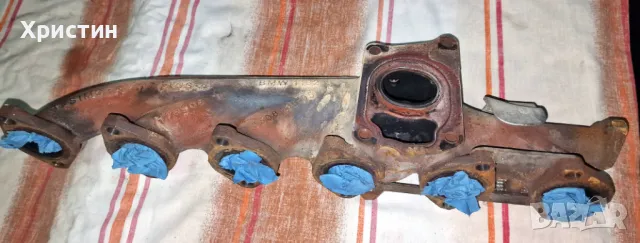 Двигател BMW X5 40D N57D30B 313 к.с. - Изпускателен колектор, снимка 3 - Части - 48928601