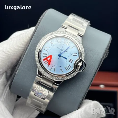 Дамски часовник Cartier Ballon Bleu De Cartier Blue с кварцов механизъм, снимка 3 - Дамски - 48797243