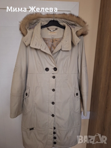 Дамска ватирана шуба,палто Кенсол с качулка ест.пух,номер 48 БГ