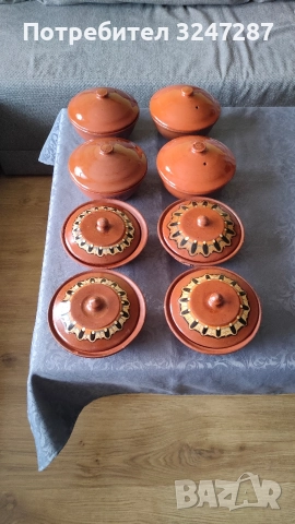 Глинени гювечета , снимка 7 - Съдове за готвене - 52694425