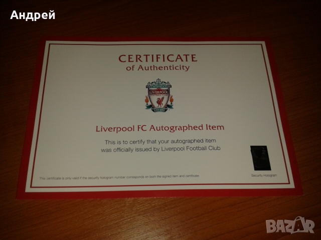 100% Оригинал с автографи! Liverpool/Ливърпул фланелка/тениска!, снимка 15 - Футбол - 36046869