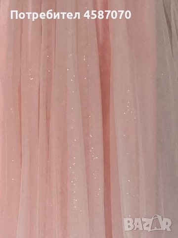 Бална рокля прасковен цвят, снимка 5 - Рокли - 51643986