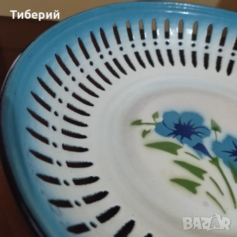 Емайлирана панера/фруктиера, снимка 5 - Аксесоари за кухня - 52015264