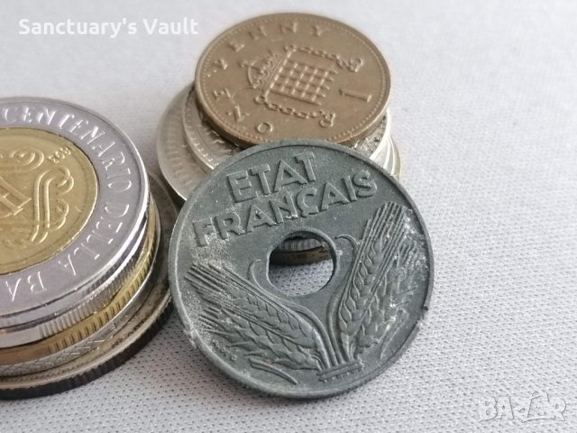 Монета - Франция - 20 сентима | 1941г., снимка 2 - Нумизматика и бонистика - 41102286