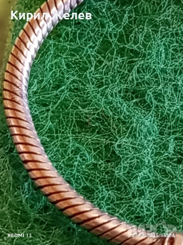 Сребърна гривна от колекция Pandora Moments верижка тип змийска кожа 27568, снимка 5 - Гривни - 52912661