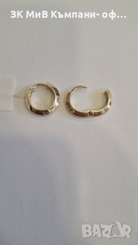 Златни Обеци 2.42гр 06618-25, снимка 3 - Обеци - 52628165