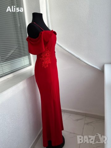 Червена официална рокля, снимка 7 - Рокли - 38965004