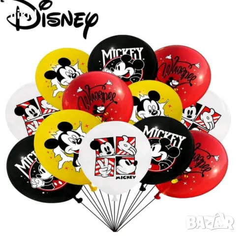 Мики Маус Обикновен надуваем латекс латексов балон парти