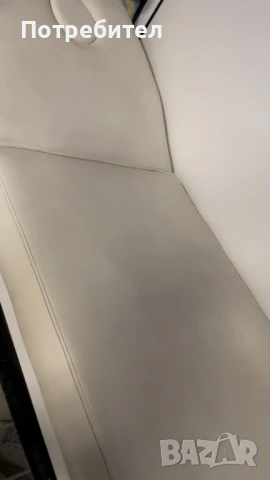 Стационарна масажна кушетка бяла, снимка 2 - Кушетки - 51423884