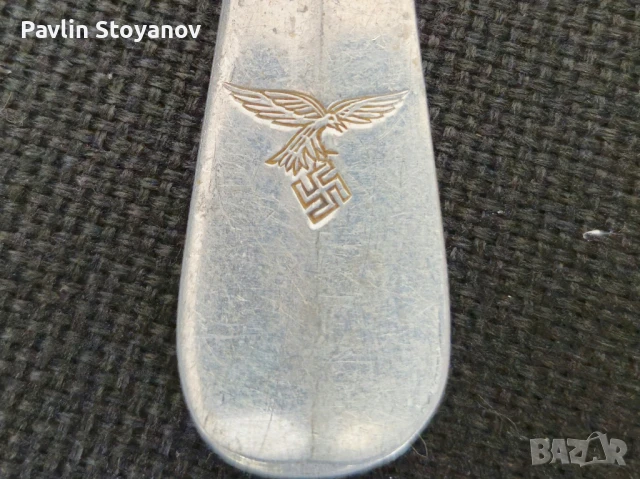 Оригинална немска алуминиева вилица Вермахт, снимка 2 - Антикварни и старинни предмети - 51243820