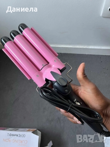 Тройна ретро преса за къдрене на косата. , снимка 7 - Преси за коса - 51880175