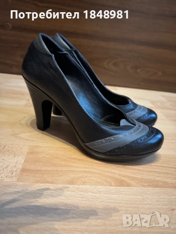 Нови дамски обувки на ток 36 номер естествена кожа, снимка 5 - Дамски обувки на ток - 50998306